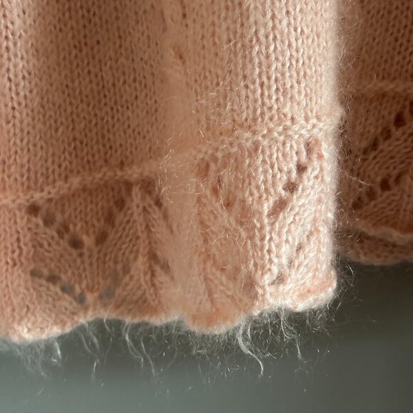 Vintage Fuzzy Pink Sweater - Picture 5 of 8